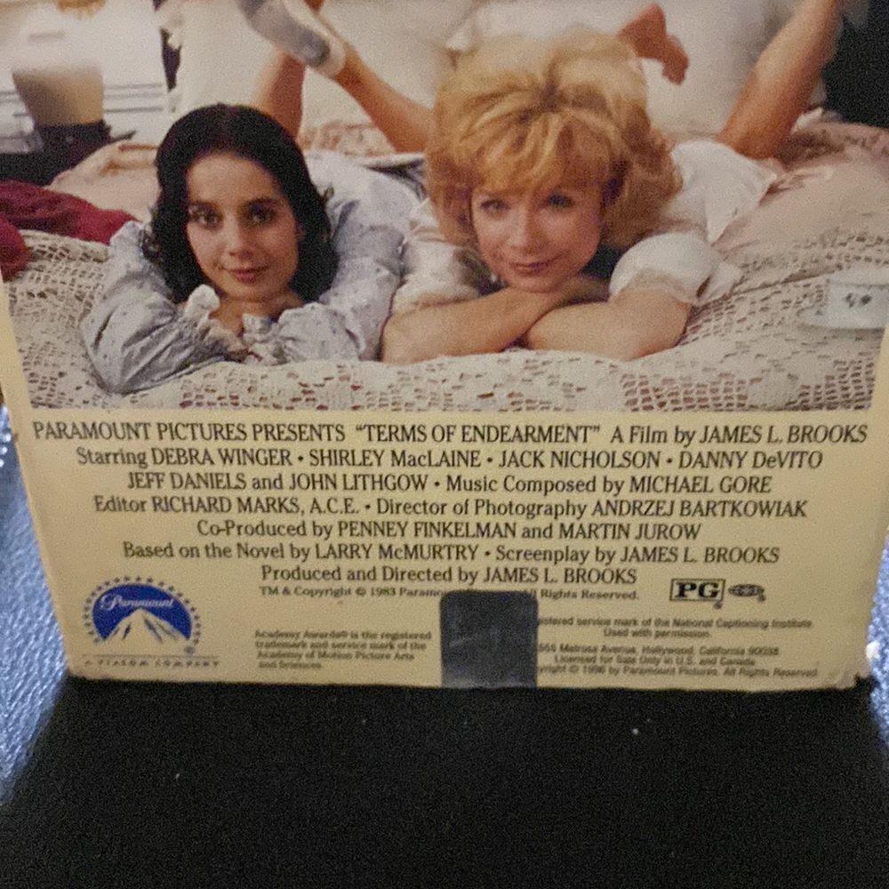 VHS Terms of Endearment - Picture 3 of 3